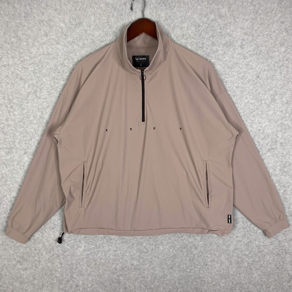 ASRV Jacket Mens S Cinder Tetra Lite 1/4 Zip Pullover Windbreaker